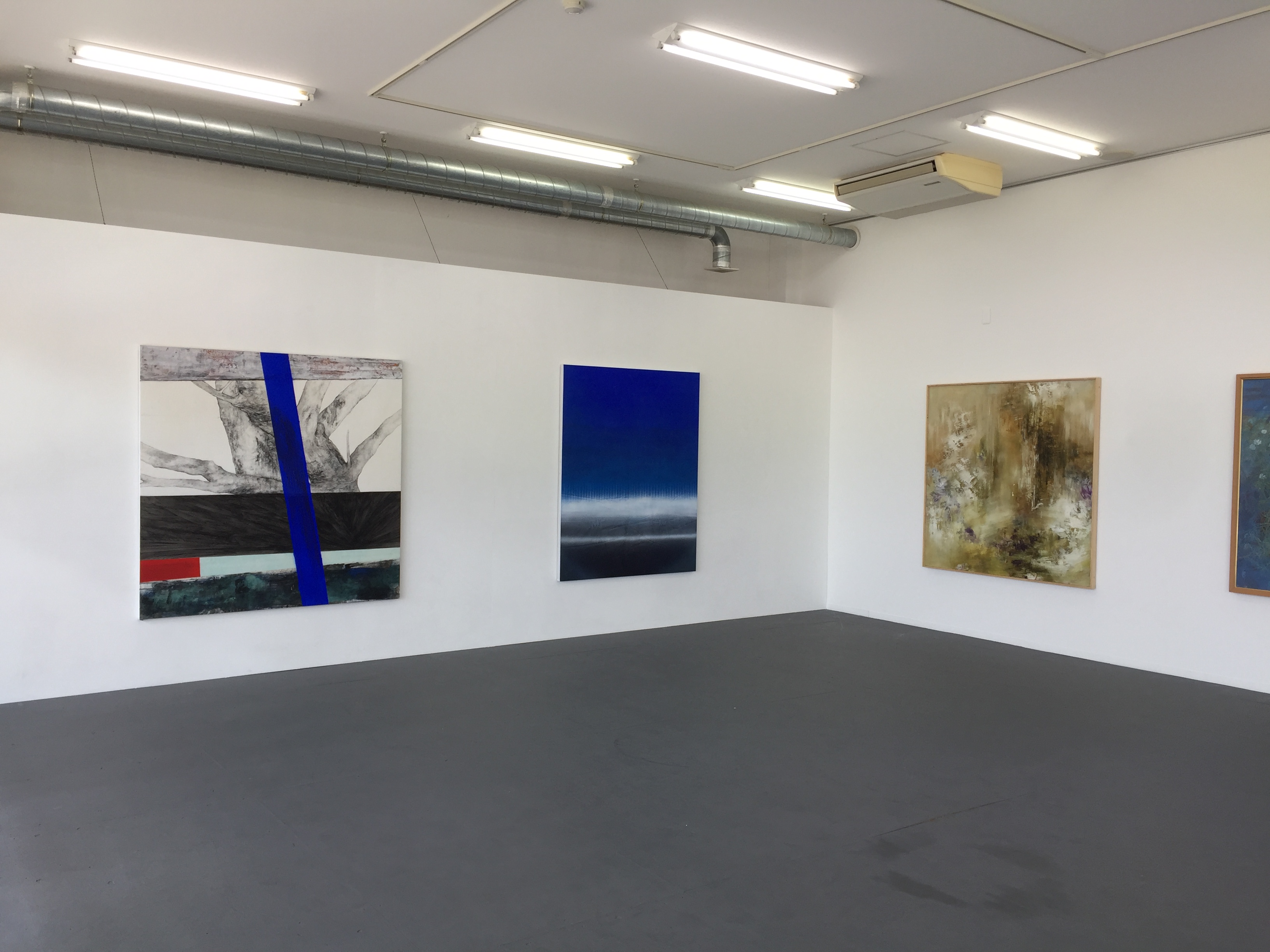 3枚の日本画の大作